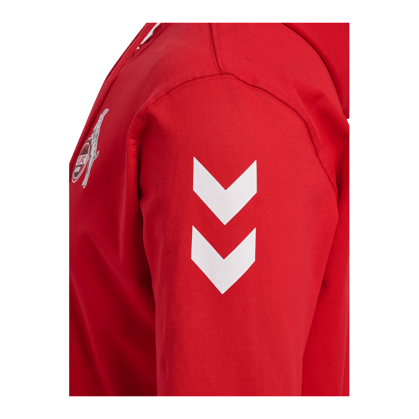 Hummel 1. FC Köln Travel Kapuzenjacke Kids Rot F3062