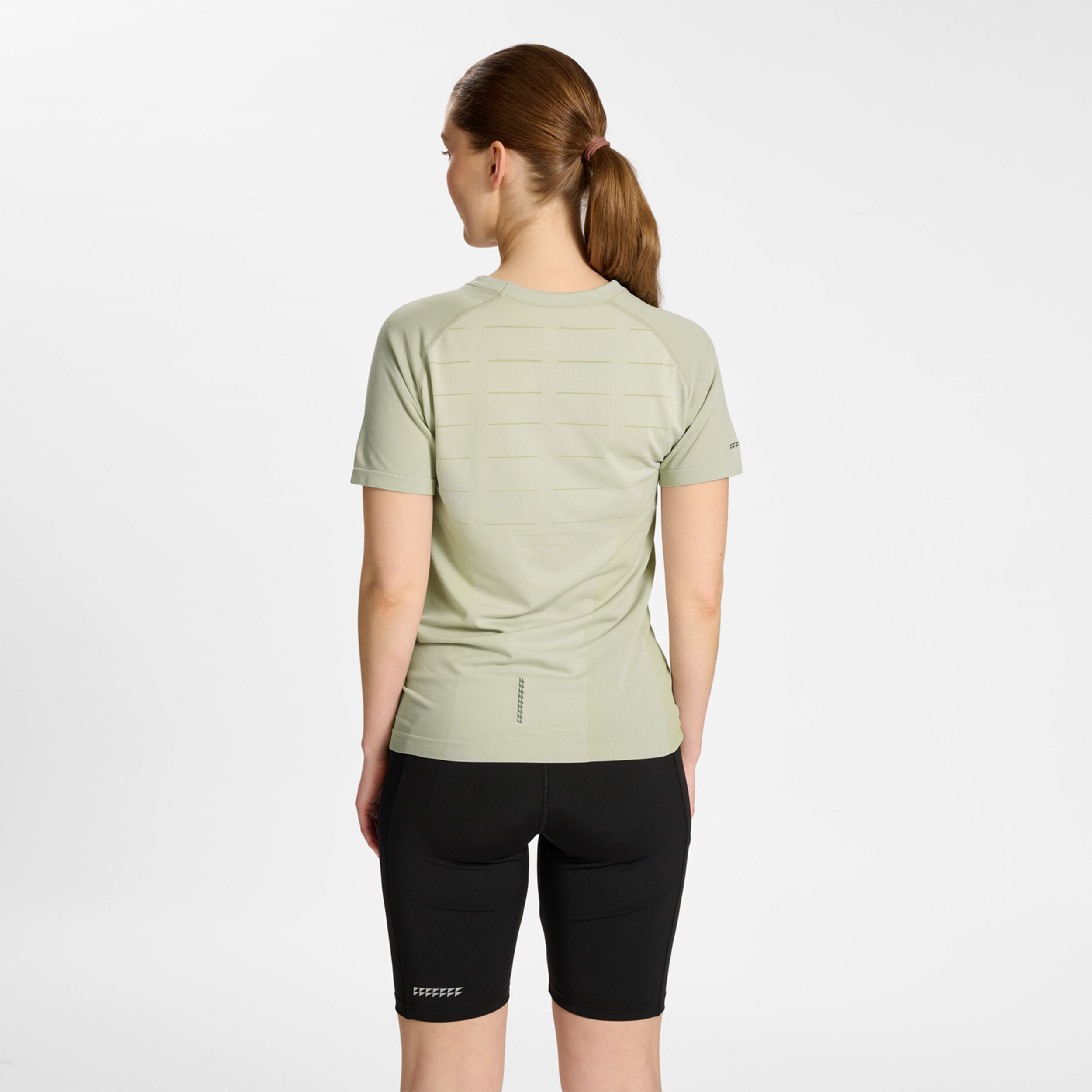 Riverside Seamless T-Shirt Laufshirt Damen - Grau