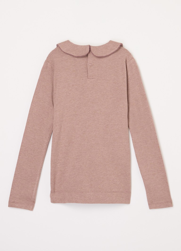 Tricou cu mânecă lungă Taran de la MarMar COPENHAGEN, confecționat dintr-un amestec de bumbac organic.