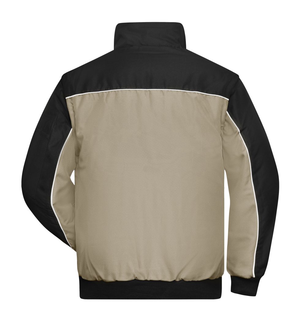 James & Nicholson Arbeitsjacke Robuste Arbeitsjacke mit abnehmbaren Ärmeln Workwear Jacket JN810
