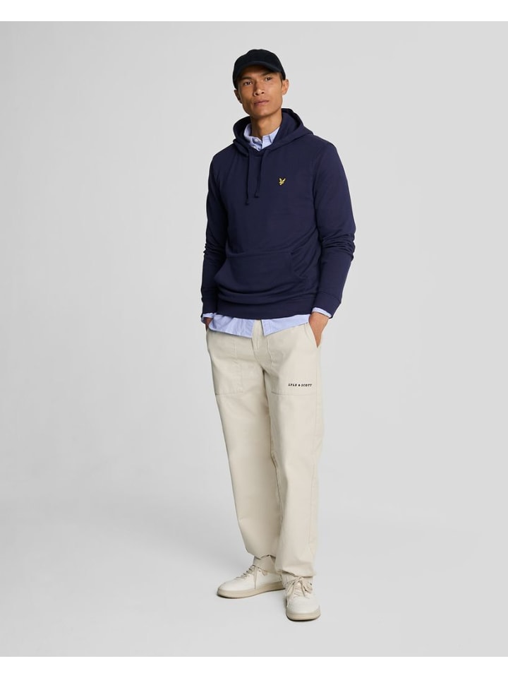 Lyle & Scott Hoodie in Blau günstig kaufen