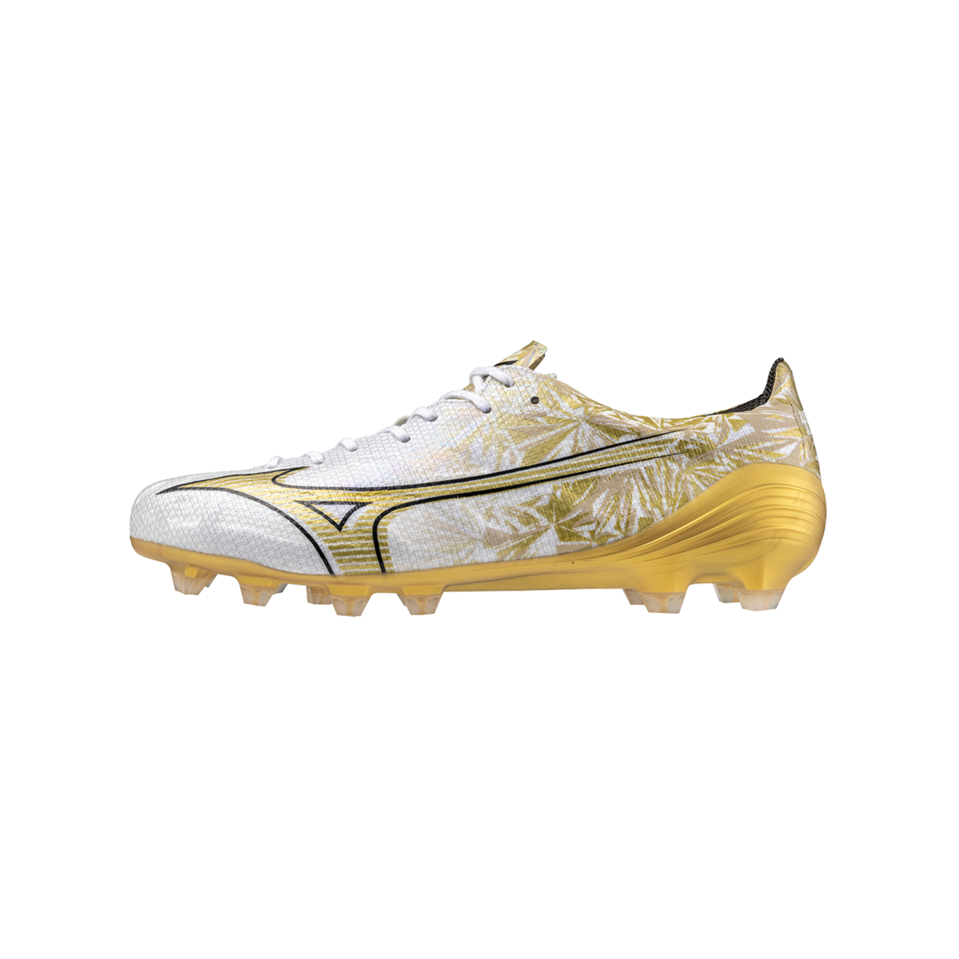 Mizuno Alpha Made in Japan FG Prism Gold Weiss Gold Schwarz F50