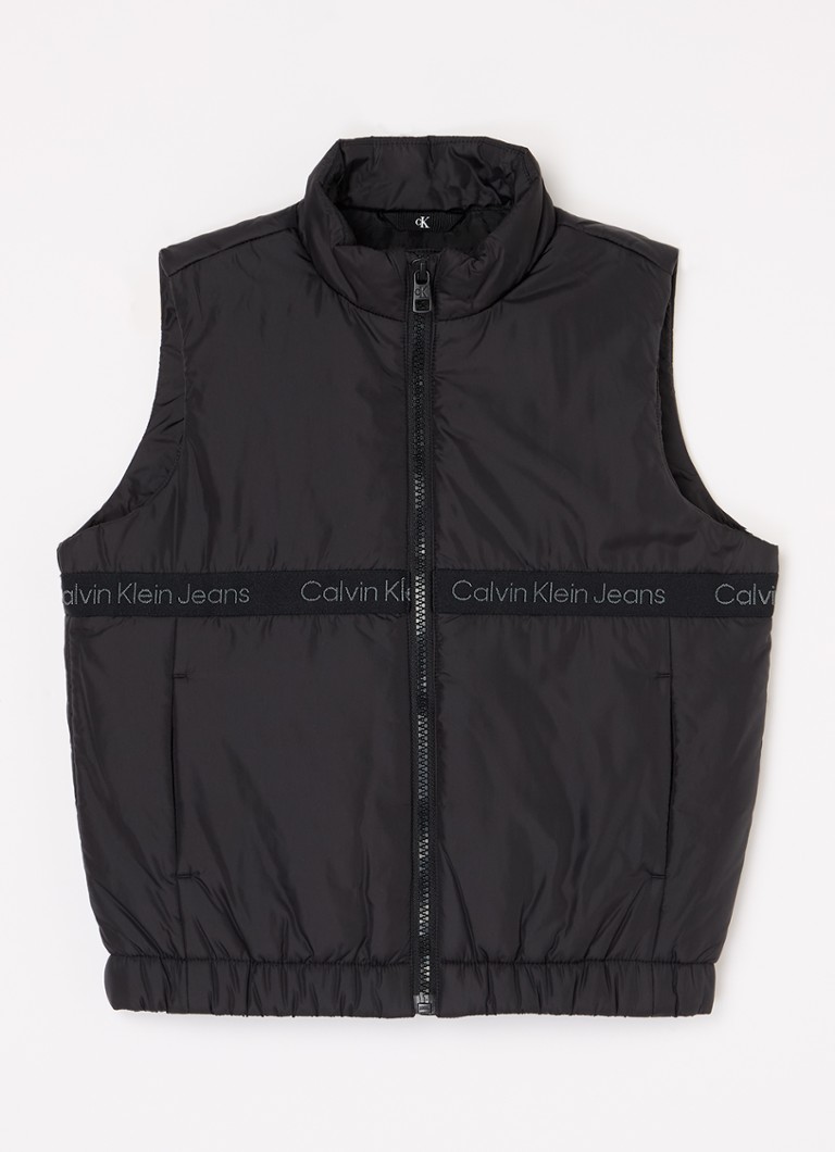 Vestă matlasată Calvin Klein cu logo brodat