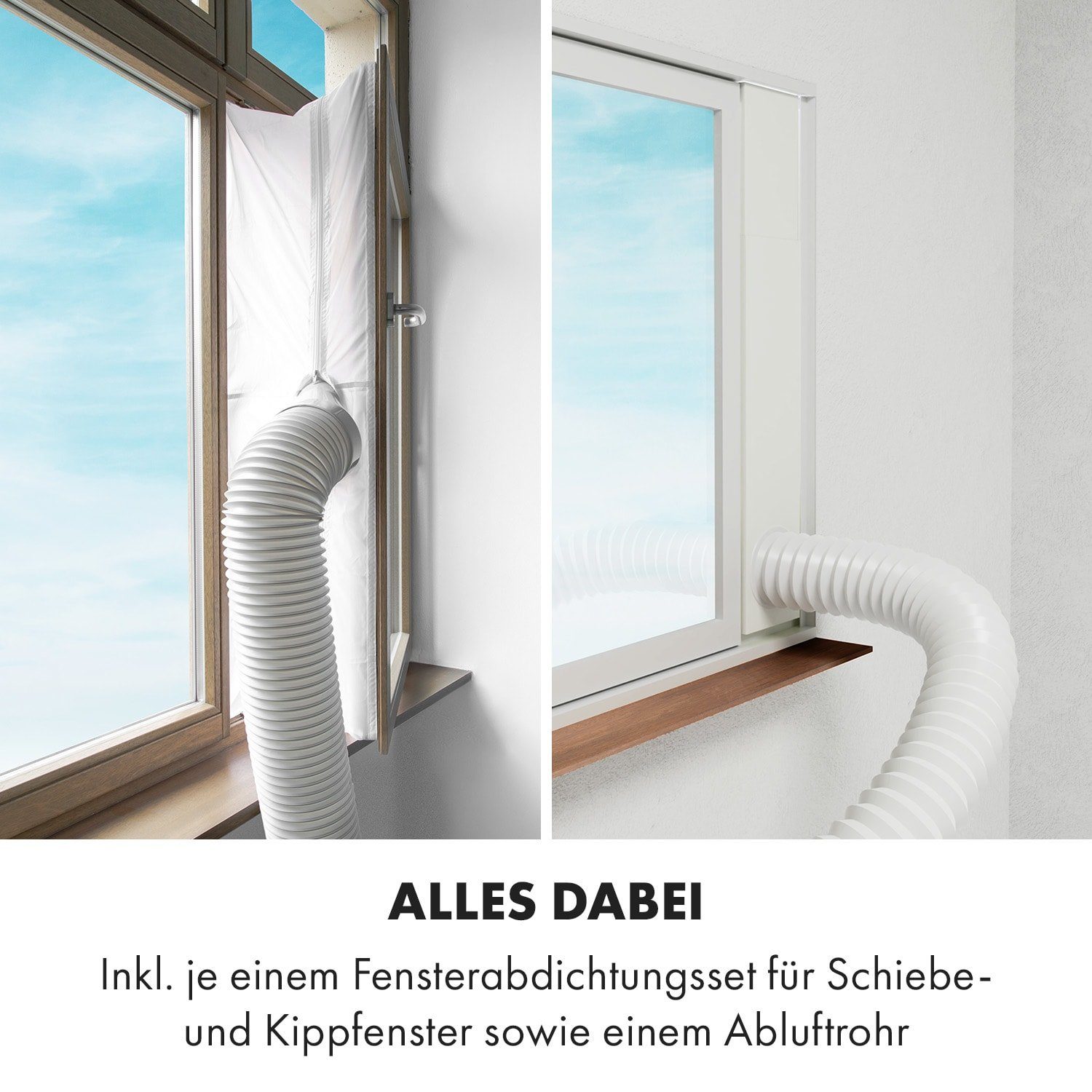 Klarstein Klimagerät Iceblock Ecosmart 7, Klimagerät mobil Air Conditioner Kühlgerät Luftkühler