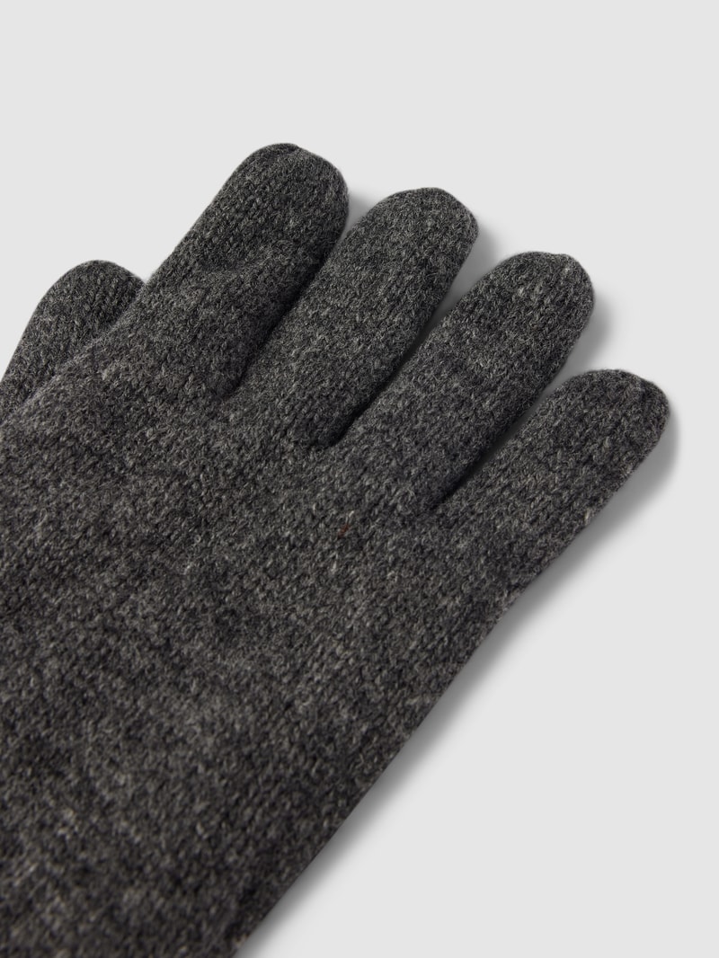 Handschuhe mit Label-Detail Modell 'HAAKON' in anthrazit