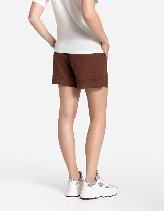 Shorts - Leinen-Mix