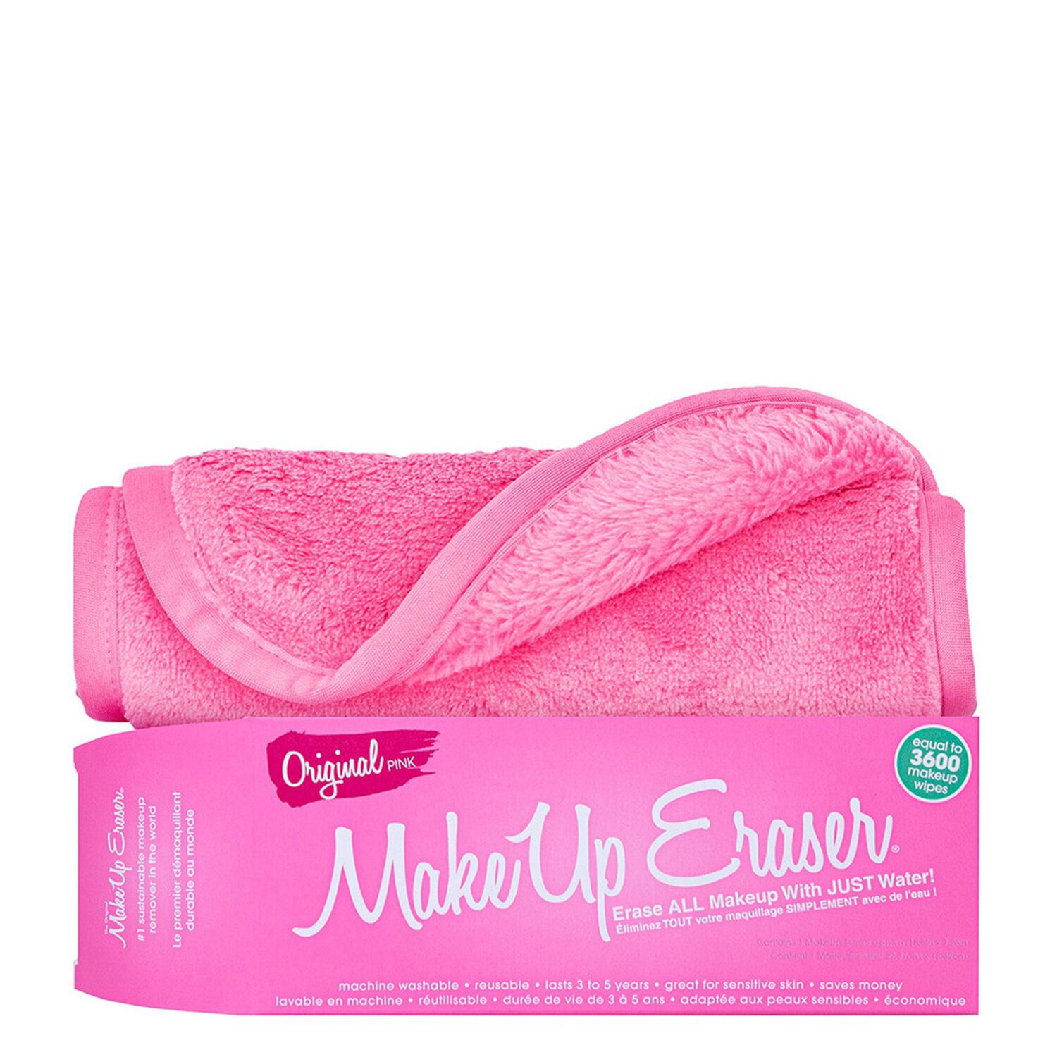 Make Up Eraser Original Pink Serviette Démaquillante Réutilisable