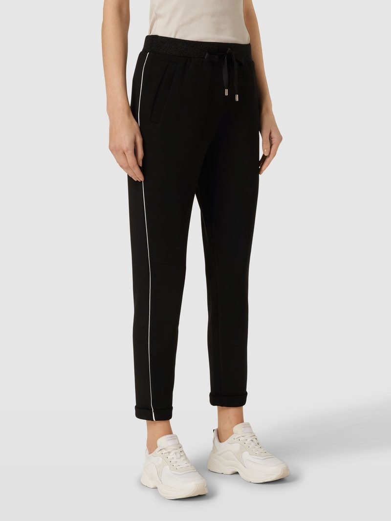 Sweatpants mit Kontraststreifen in black