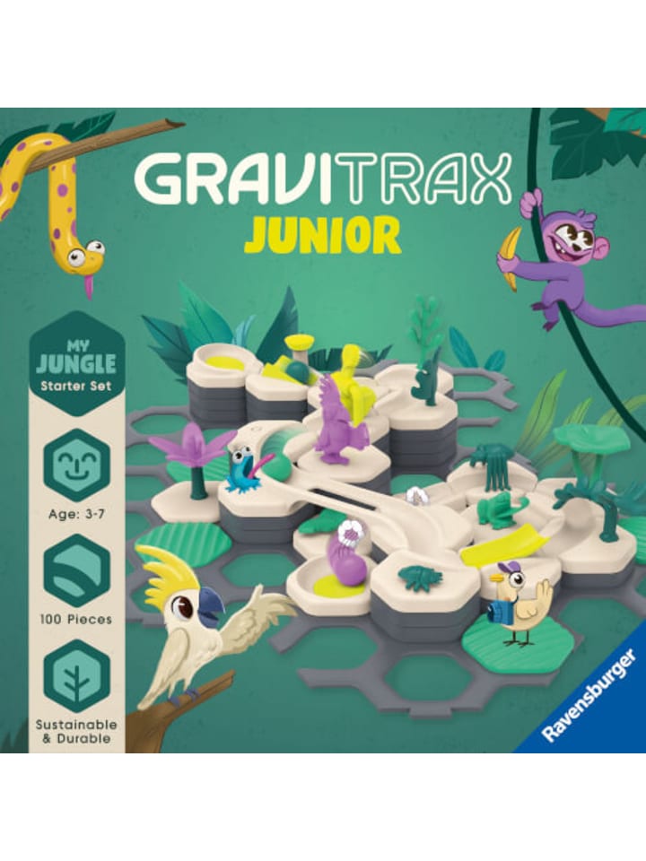 Ravensburger Kugelbahn GraviTrax Junior Starter-Set L Jungle günstig kaufen onesize