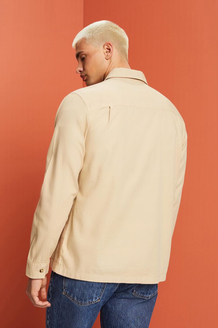 Twill-Overshirt, 100 % Baumwolle