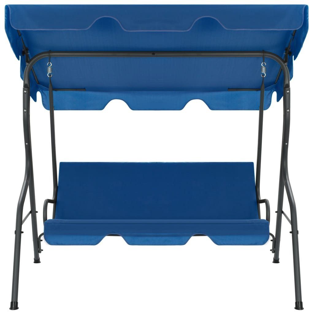 vidaXL Hollywoodschaukel Hollywoodschaukel Dunkelblau 170×110×153 cm Stoff, 1 tlg.
