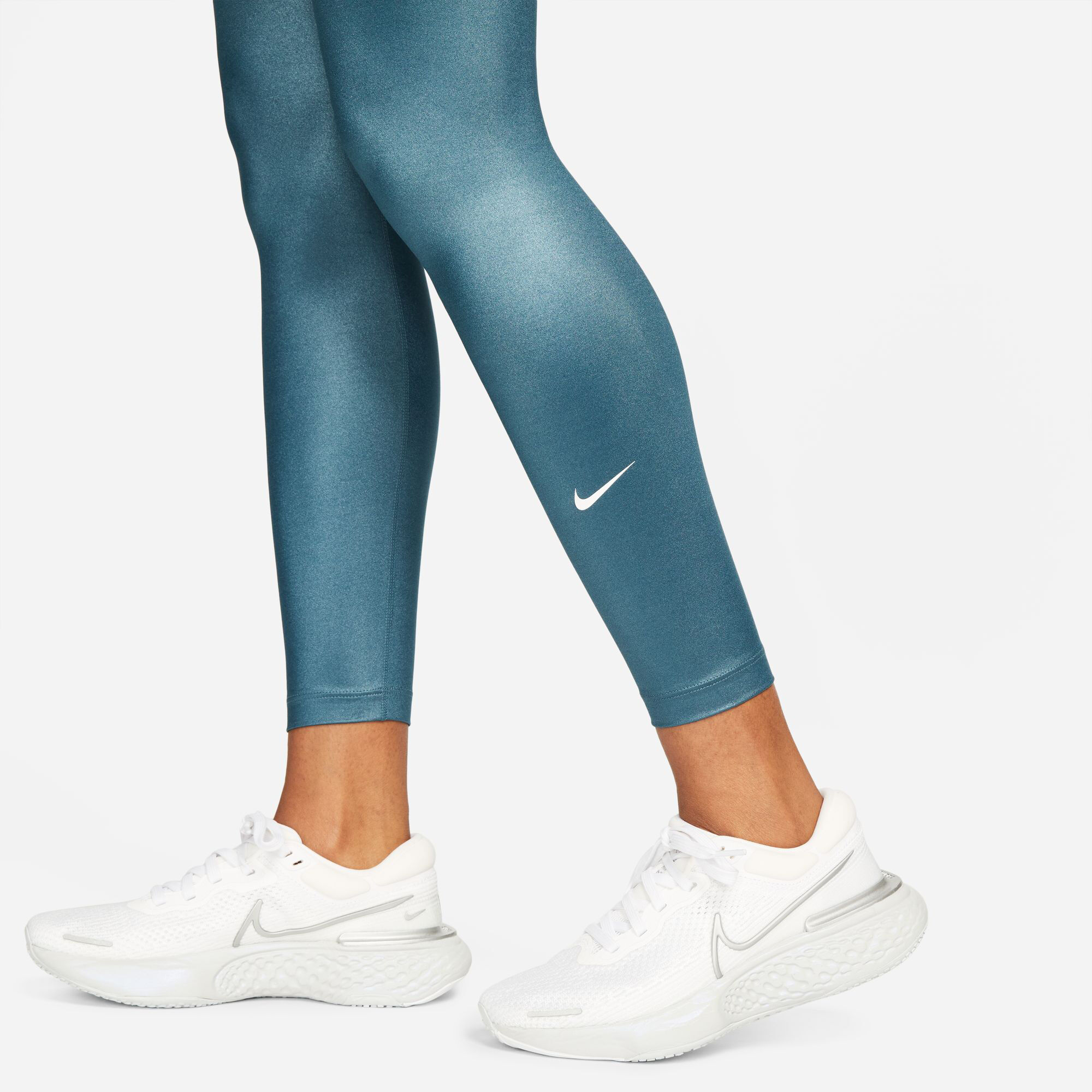 Dri-Fit One MV Shine Mid-Rise Tight Damen - Grau