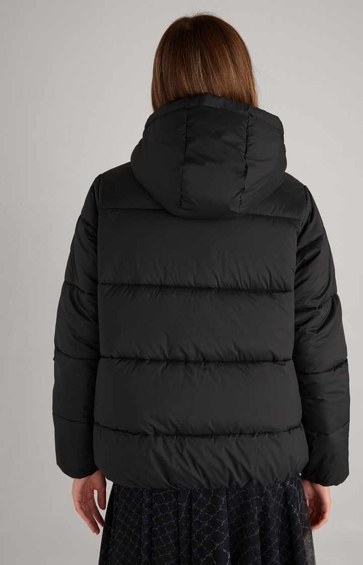 Oversized-Steppjacke in Schwarz