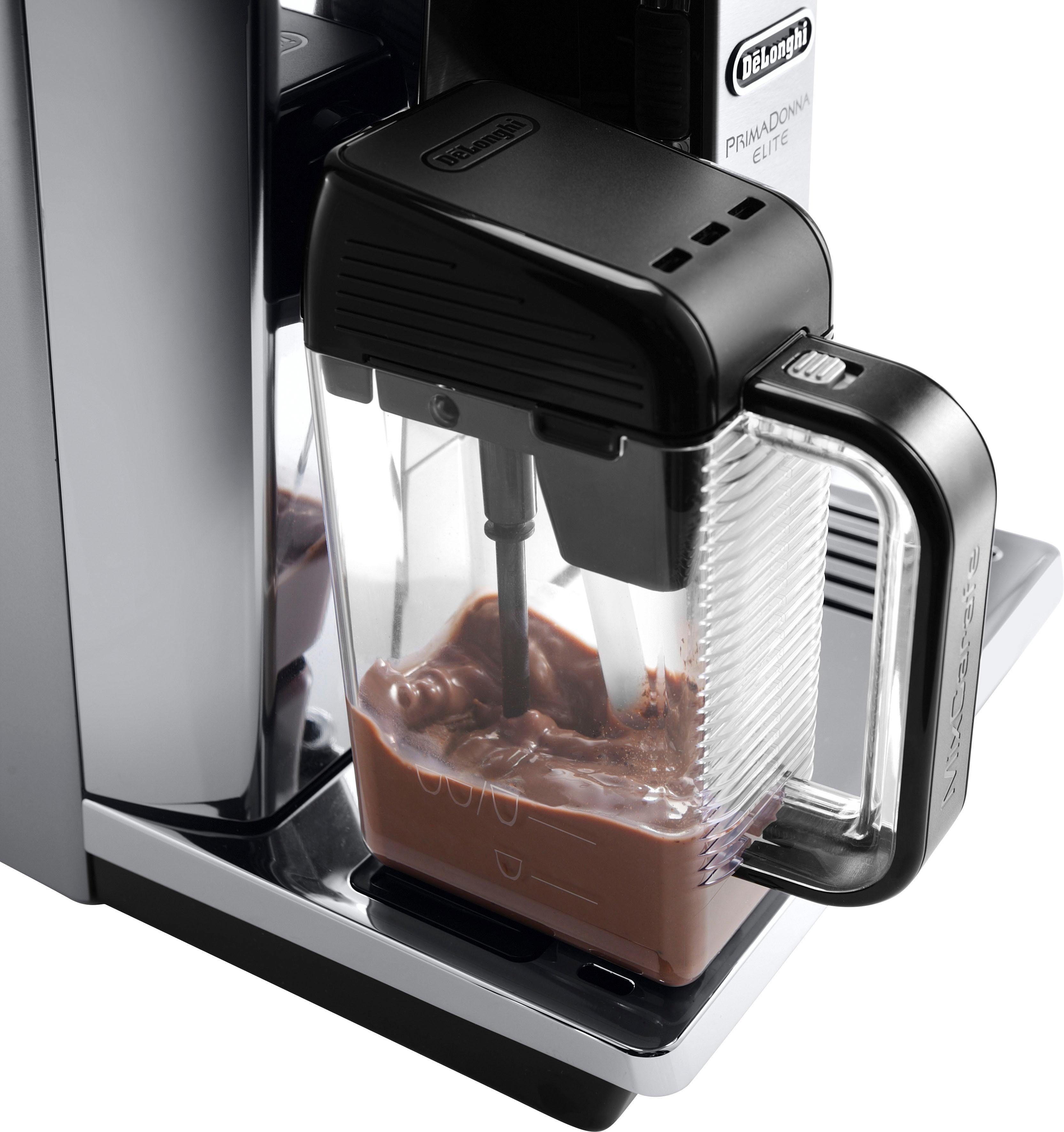 De'Longhi Kaffeevollautomat PrimaDonna Elite Experience ECAM 656.85.MS, auch für Kaltgetränkevariationen