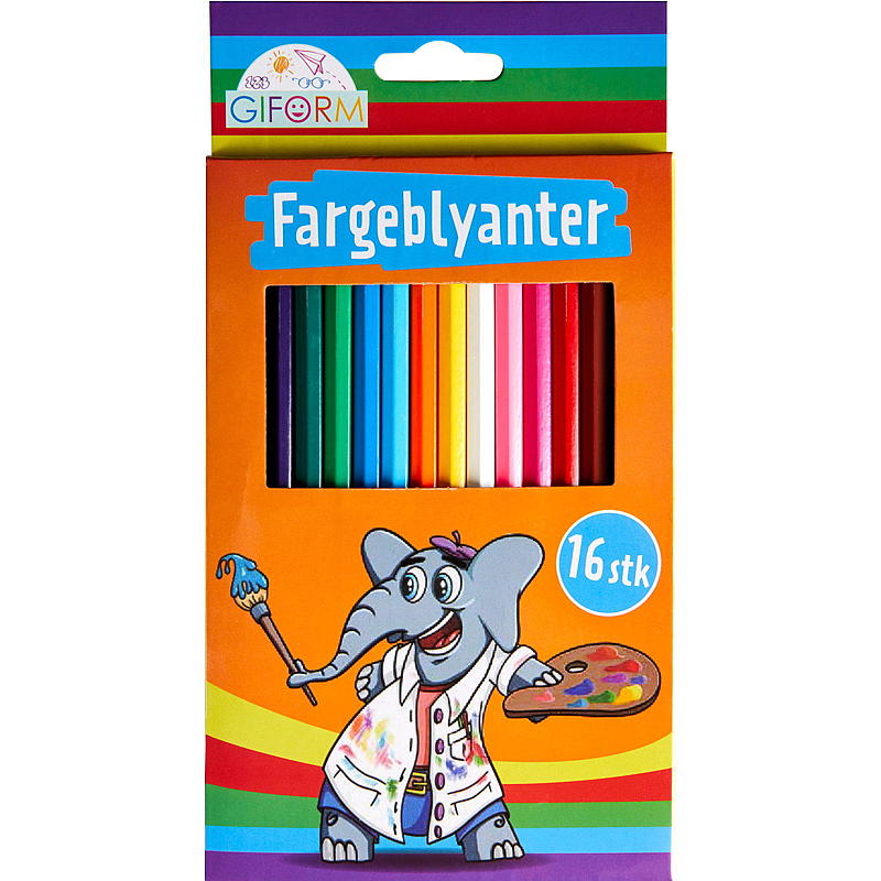 Giform Fargeblyant 16 stk
