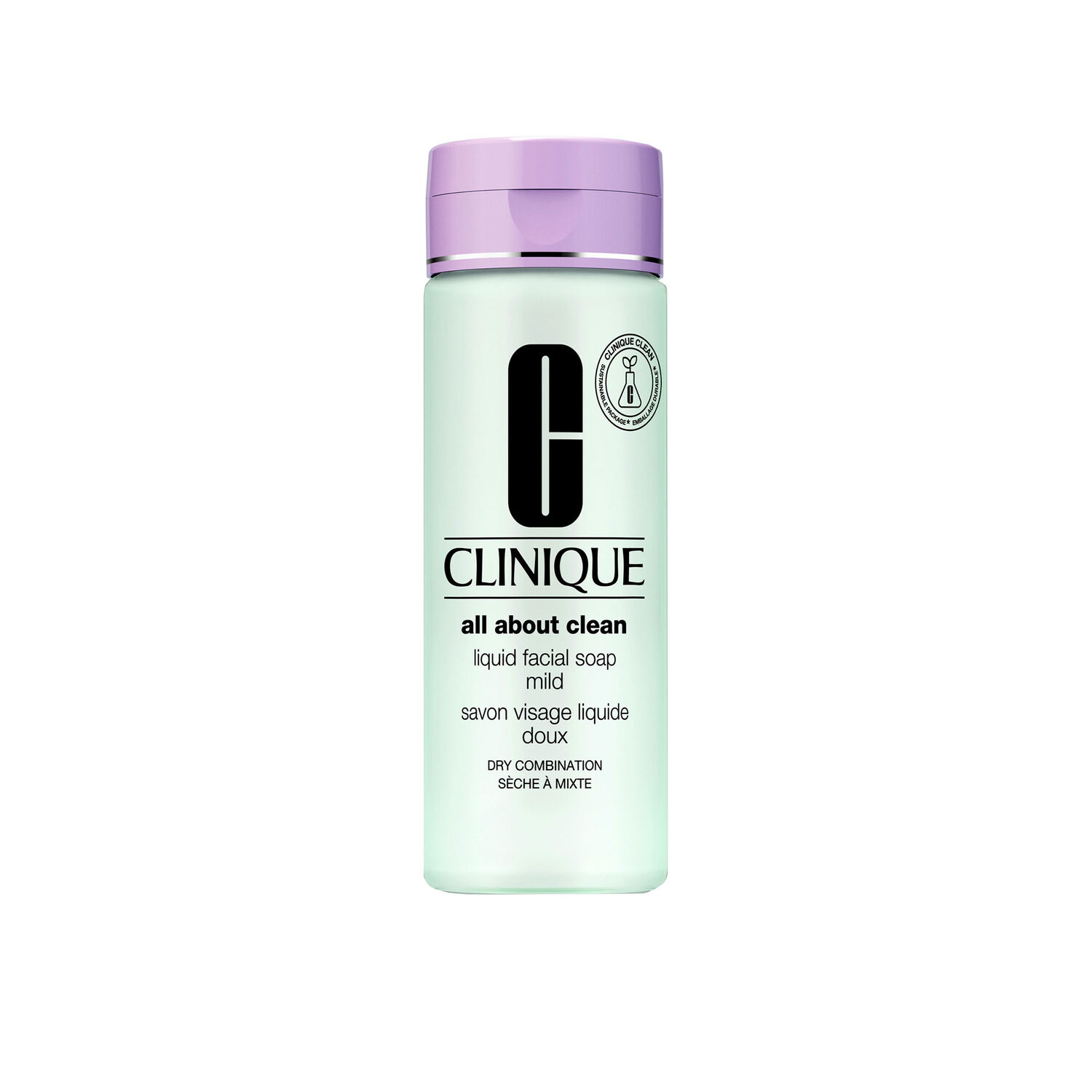 Clinique All About Clean Savon Visage Liquide Peaux Sèches à Mixtes 200 ml