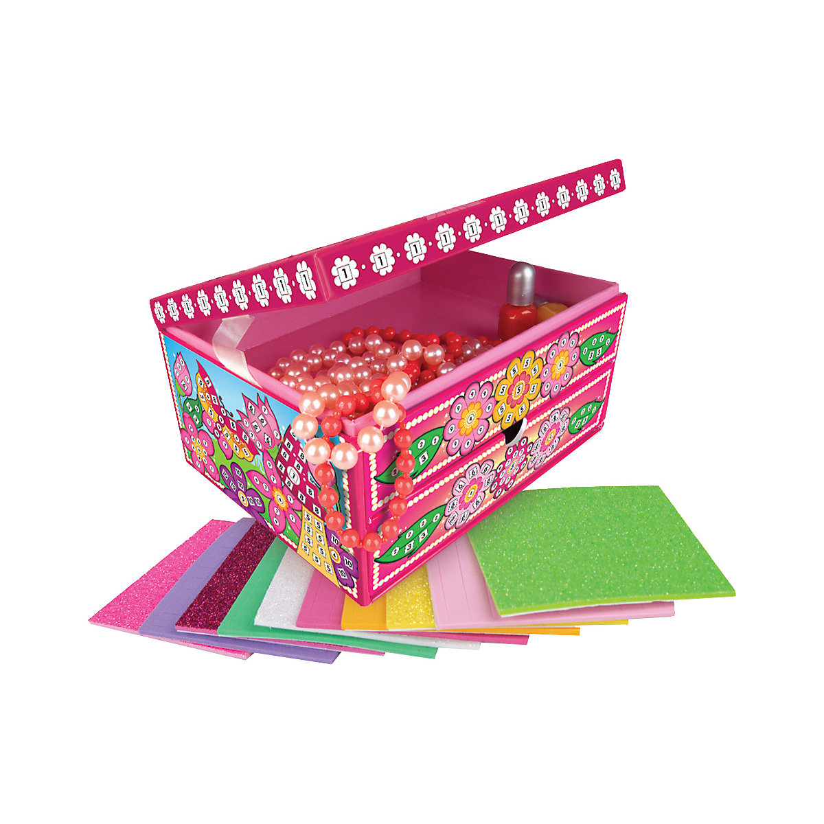 Sticky Mosaics Glitzernde Schmuckbox Fee