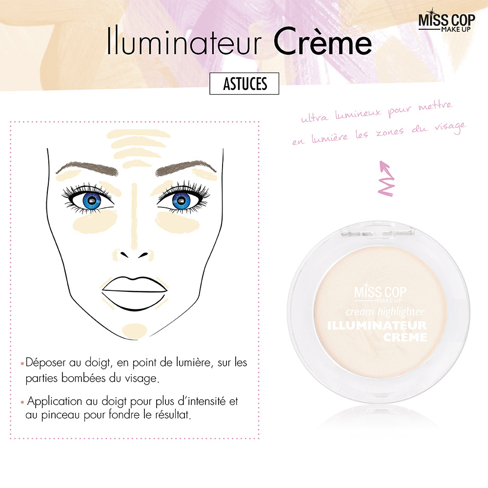 miss cop Crème Illuminatrice Illuminateur