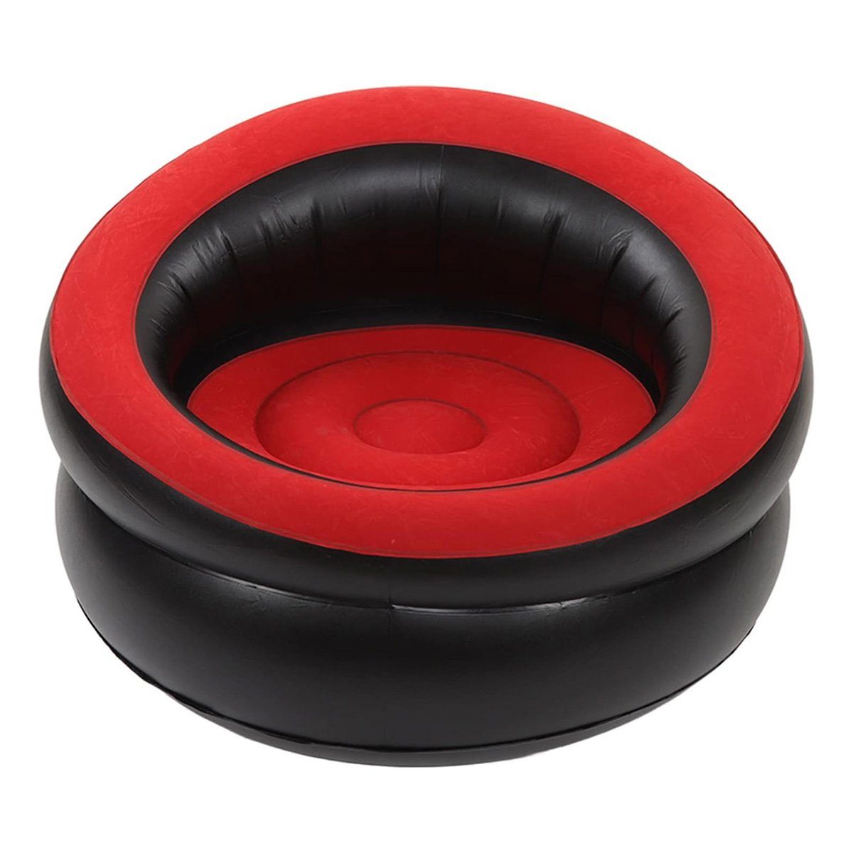 flowgoer Luftsofa Aufblasbares Samtsofa – eine vielseitige Option für das Schlafzimmer, Ergonomisches Design, schnelles Aufblasen, kleine Größe und sicher