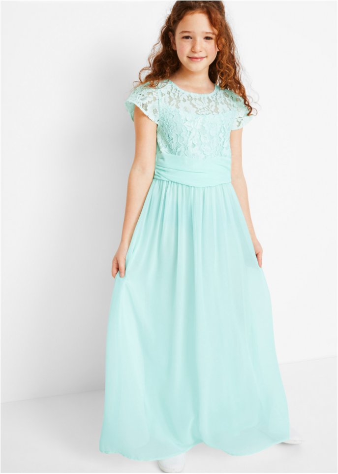 Festliches Mädchen Kleid mit Spitze