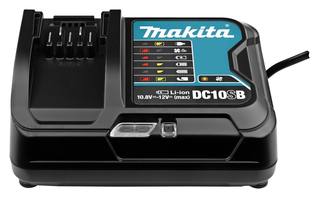 Makita Tilbehør 197363-4 DC10SB Oplader til 10,8 - 12 volt maks. slidebatterier