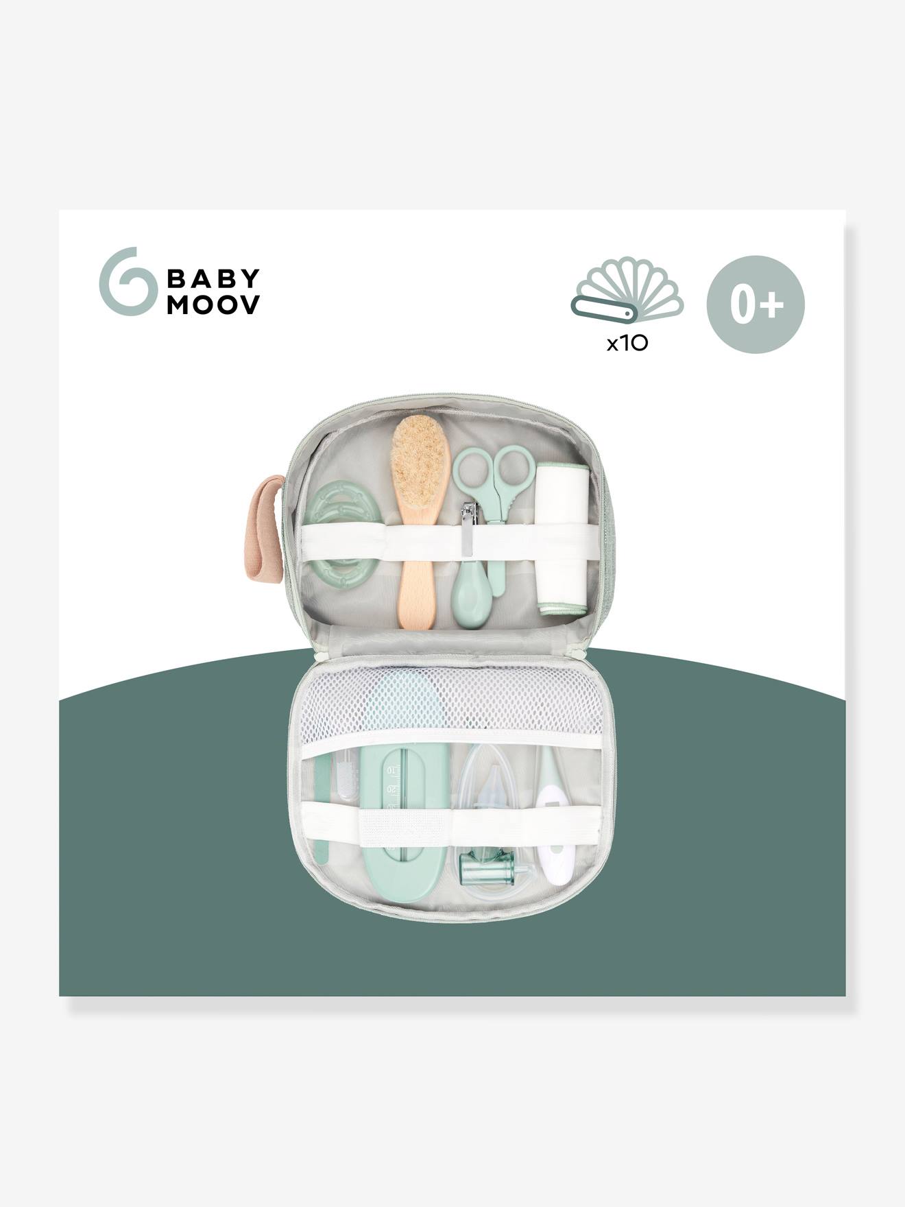 Babymoov 10-teiliges Baby Pflegeset BABYMOOV - grün
