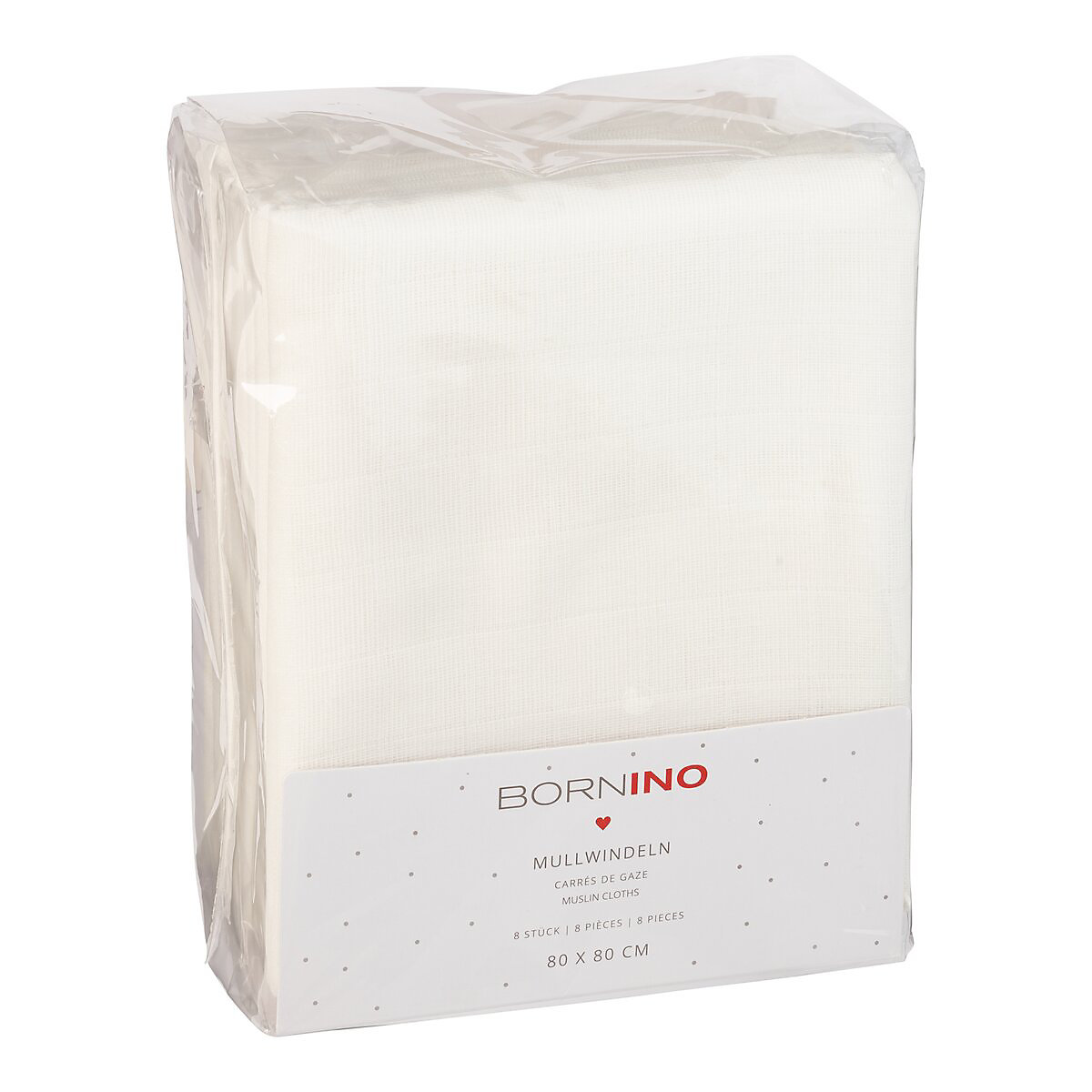8er-Pack Mullwindeln 80x80 cm