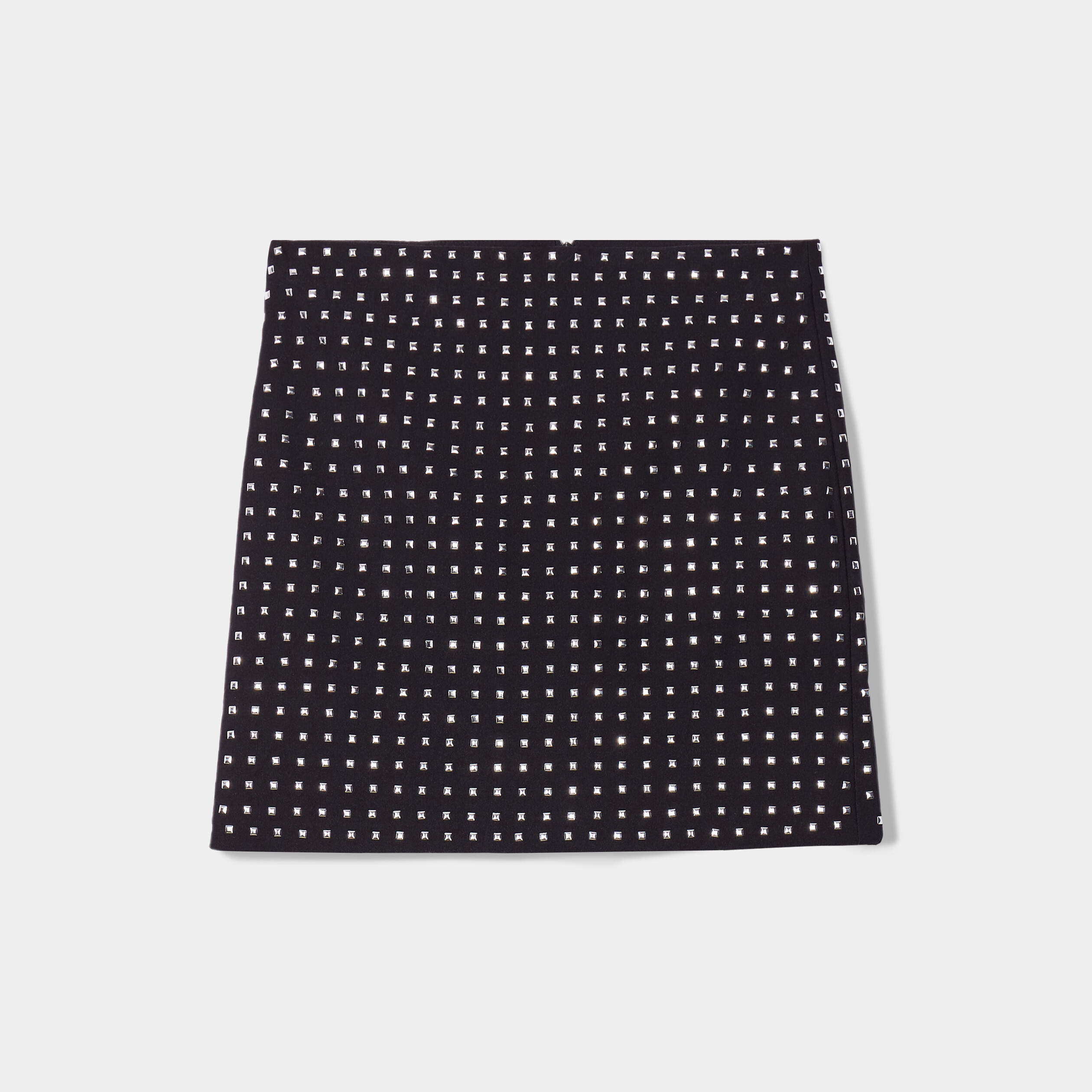Jupe strass moulante courte noir femme | La Halle