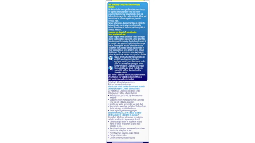 Scholl Anti-Hornhaut Creme Intensiv 75 ml