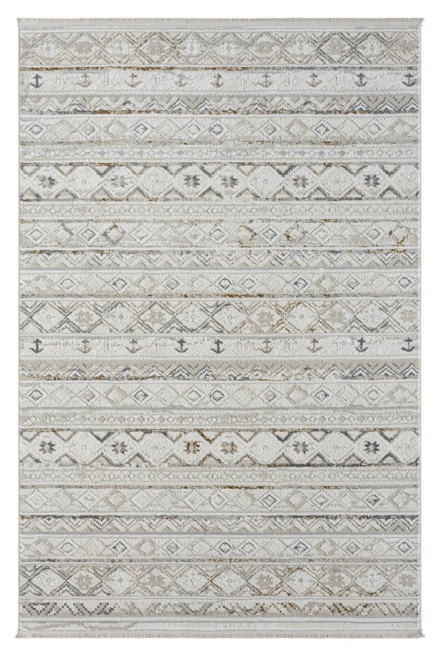 MyFlair Teppich Velvet Visions  , 160cm x 230cm, Farbe Beige, rechteckig, Florhöhe 10mm