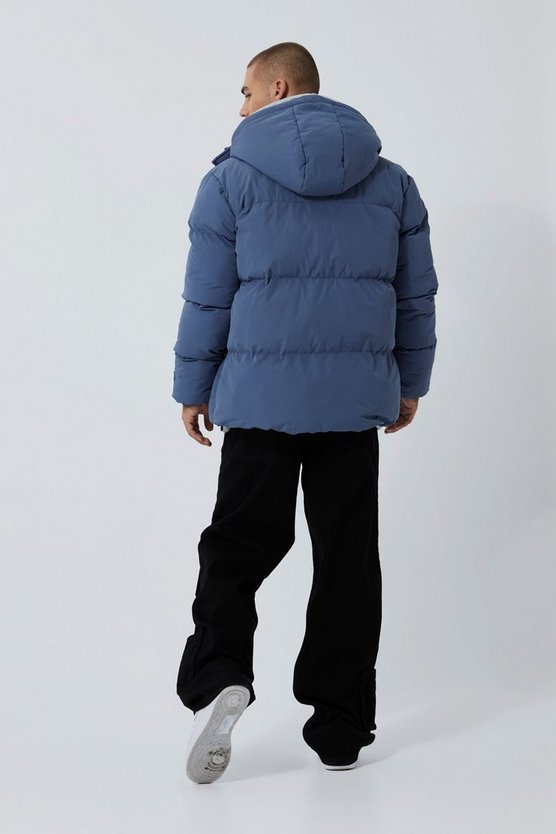 Steppjacke mit Kapuze