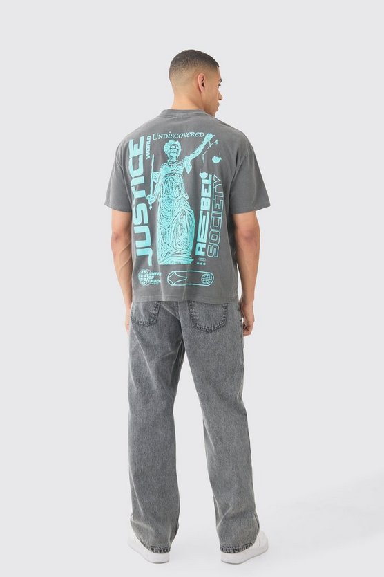 Oversize T-Shirt mit Just Print