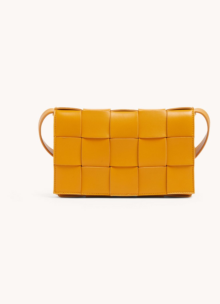 Τσάντα χιαστί από δέρμα αρνιού Bottega Veneta Cassette