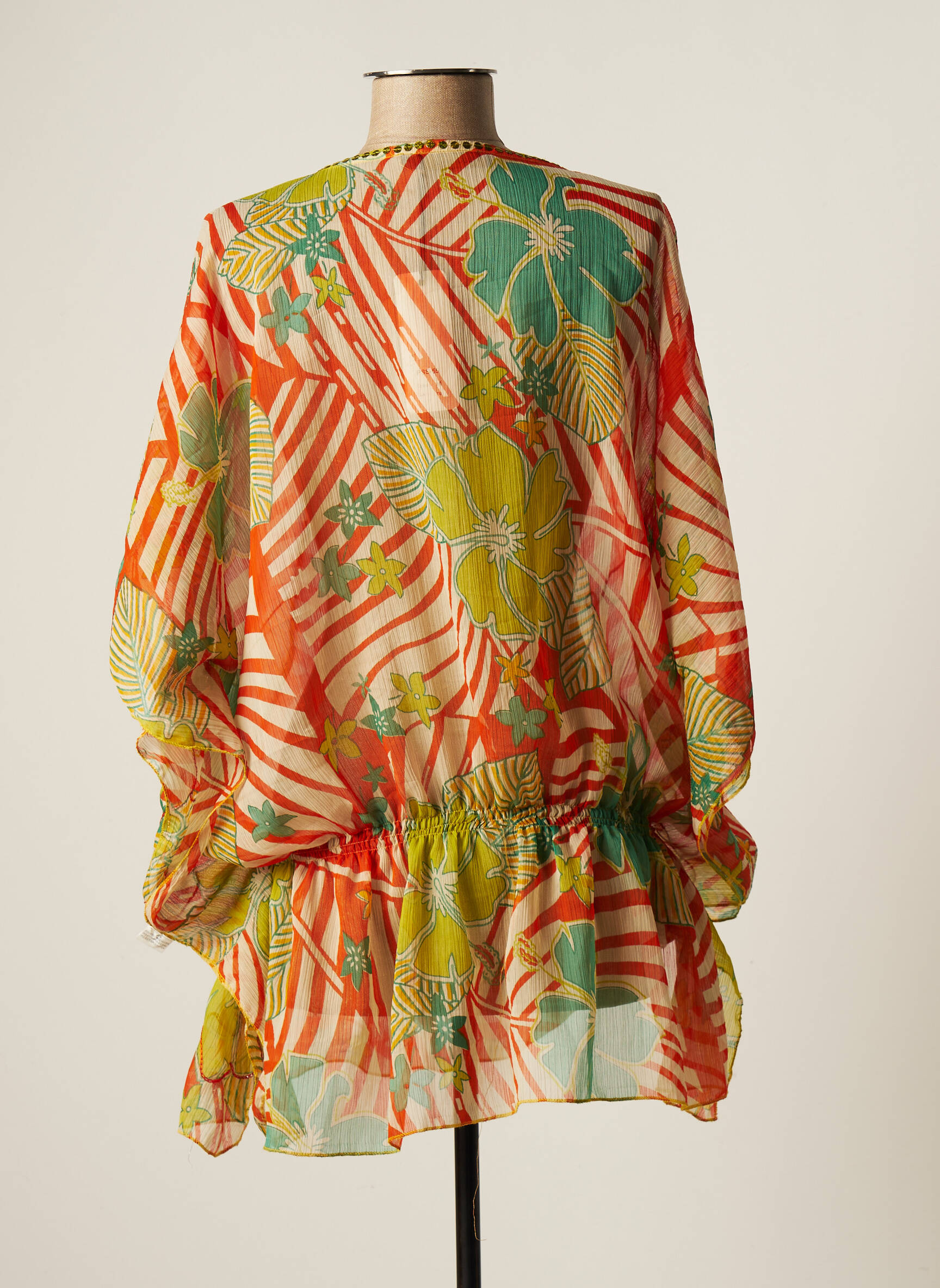 P S S  55 Clothing Tuniquemanchecourte Femme couleur orange