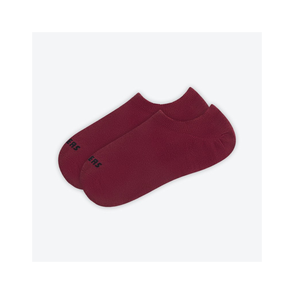 Skinners No Show Carmine Barfußsocken aus Baumwolle, 2 Paare