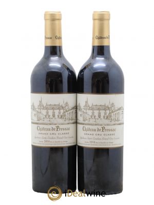 Château de Pressac Grand Cru Classé  2014 - Lot de 2 Bouteilles