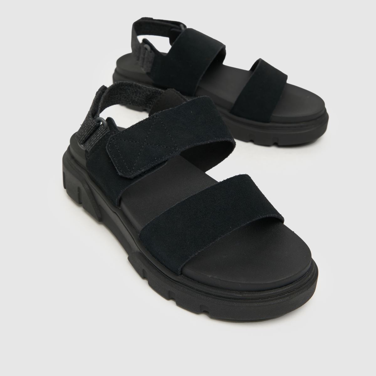Timberland – Svarta sandaler i grått