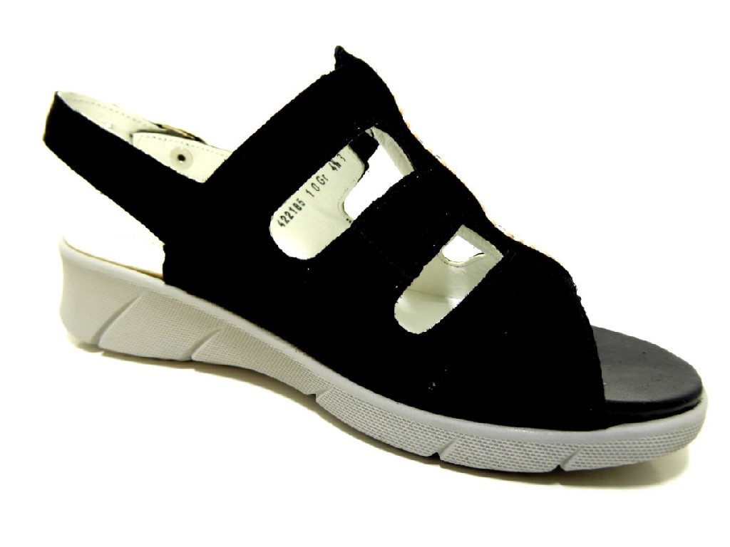 WALDLÄUFER Komfort Sandalen schwarz Kia