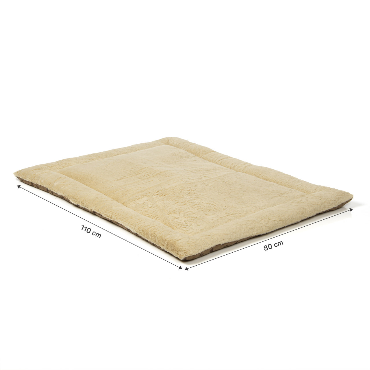Wallace & Jones Hundebetten Wallace & Jones gepolsterte Plüsch Wendedecke Leeds XL