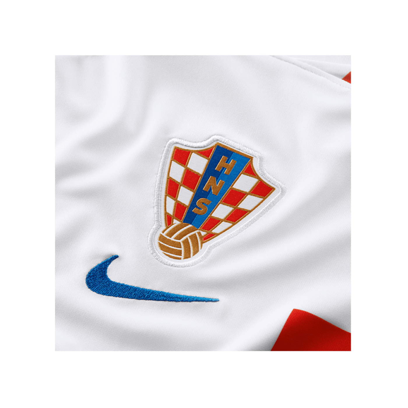Nike Kroatien Trikot Home WM 2022 Kids Weiss F100