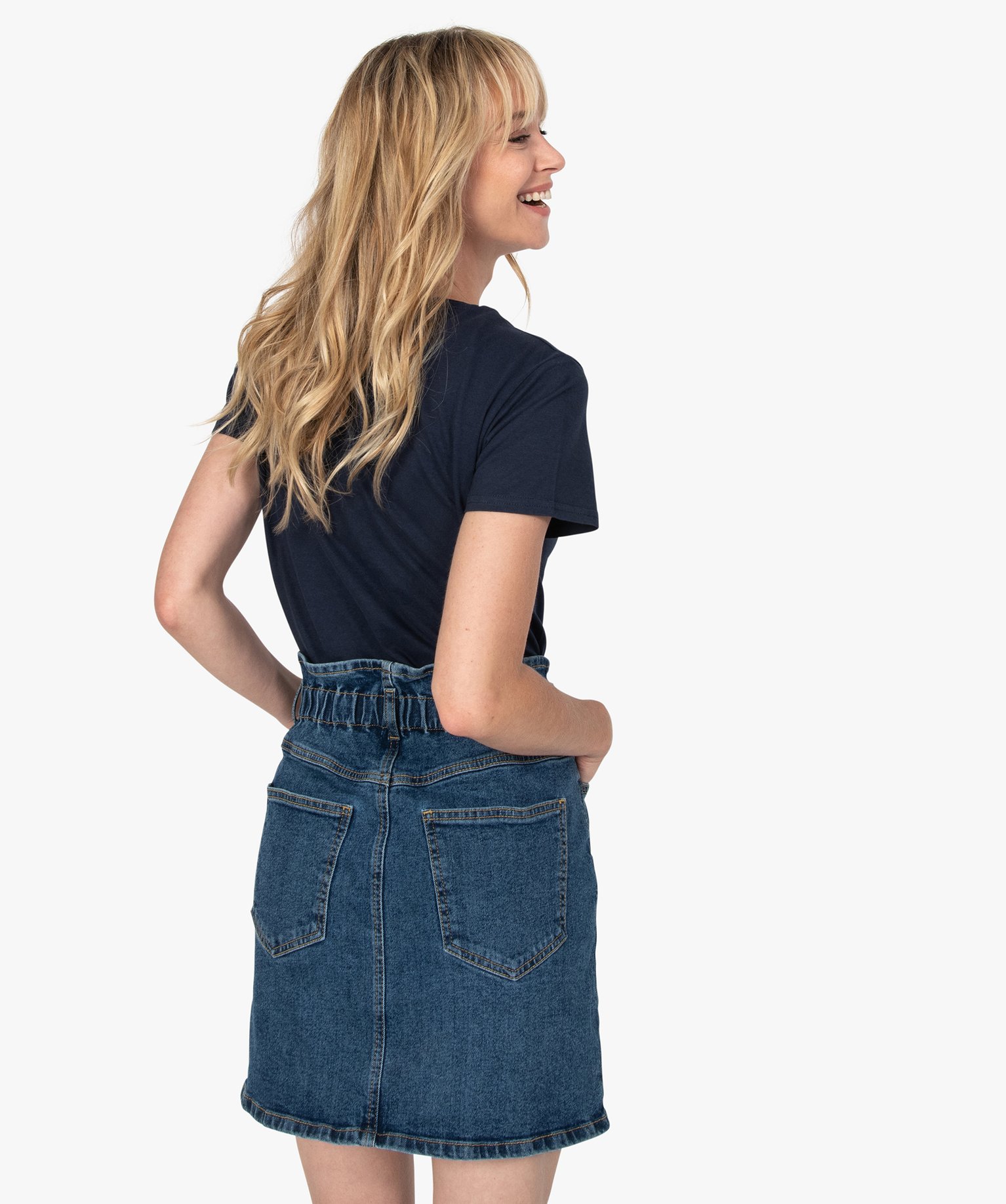 Tee-shirt femme à manches courtes imprimé football | GEMO