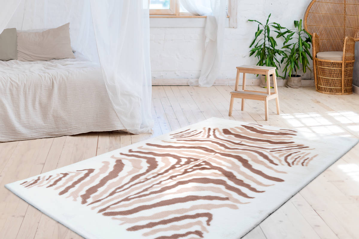 Arte Espina Teppich Elfenbein / Taupe / Weiß 160cm x 230cm