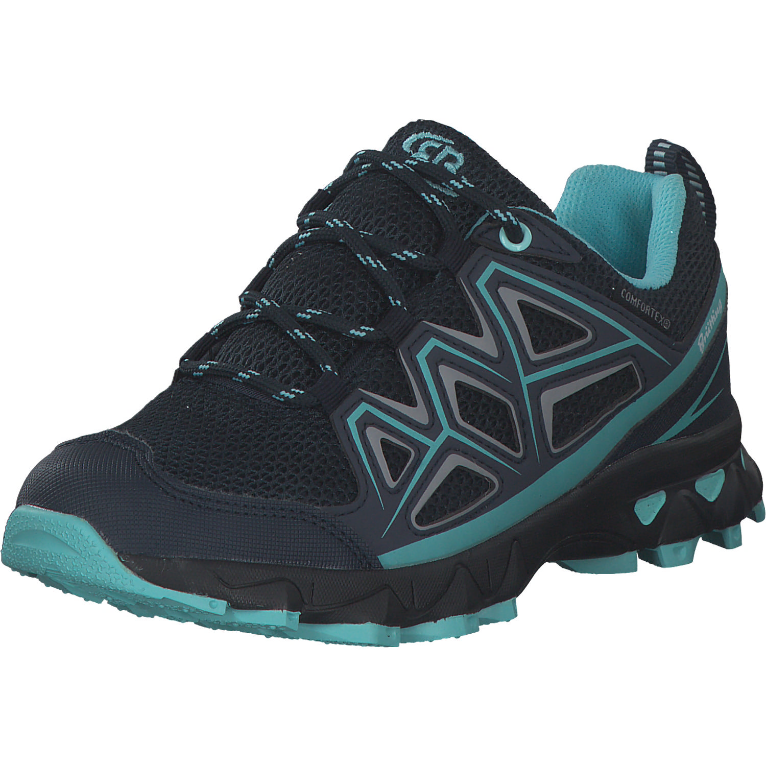 Eb-Sport 191236, Sneakers Low, Damen, Türkis/ Marine