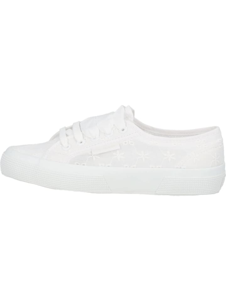 Superga Schnürschuhe in total white günstig kaufen