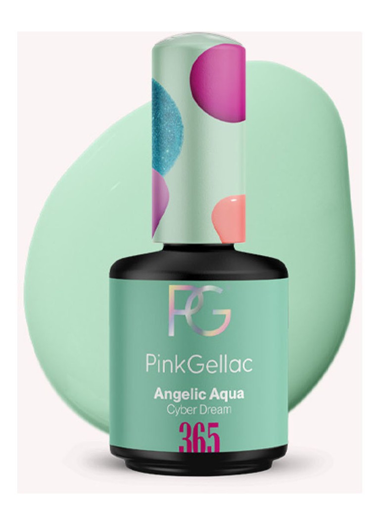 Pink Gellac 365 Angelic Aqua - gēla nagu laka