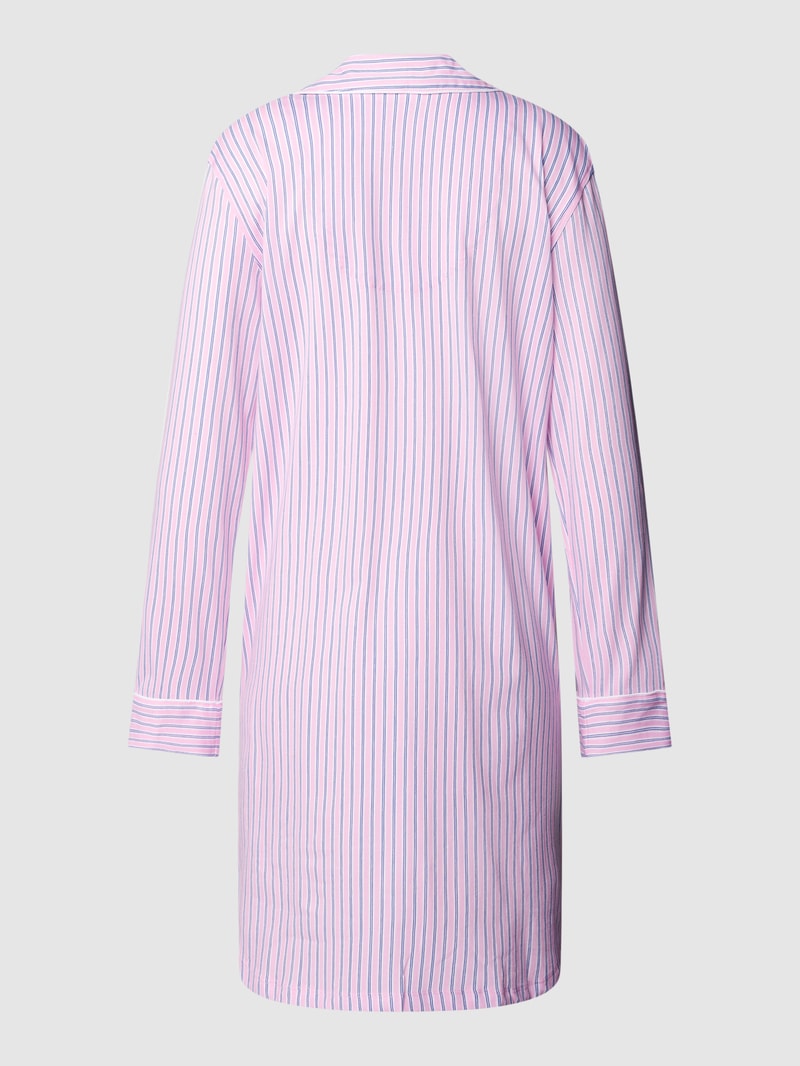 Nachthemd mit Streifenmuster in rosa