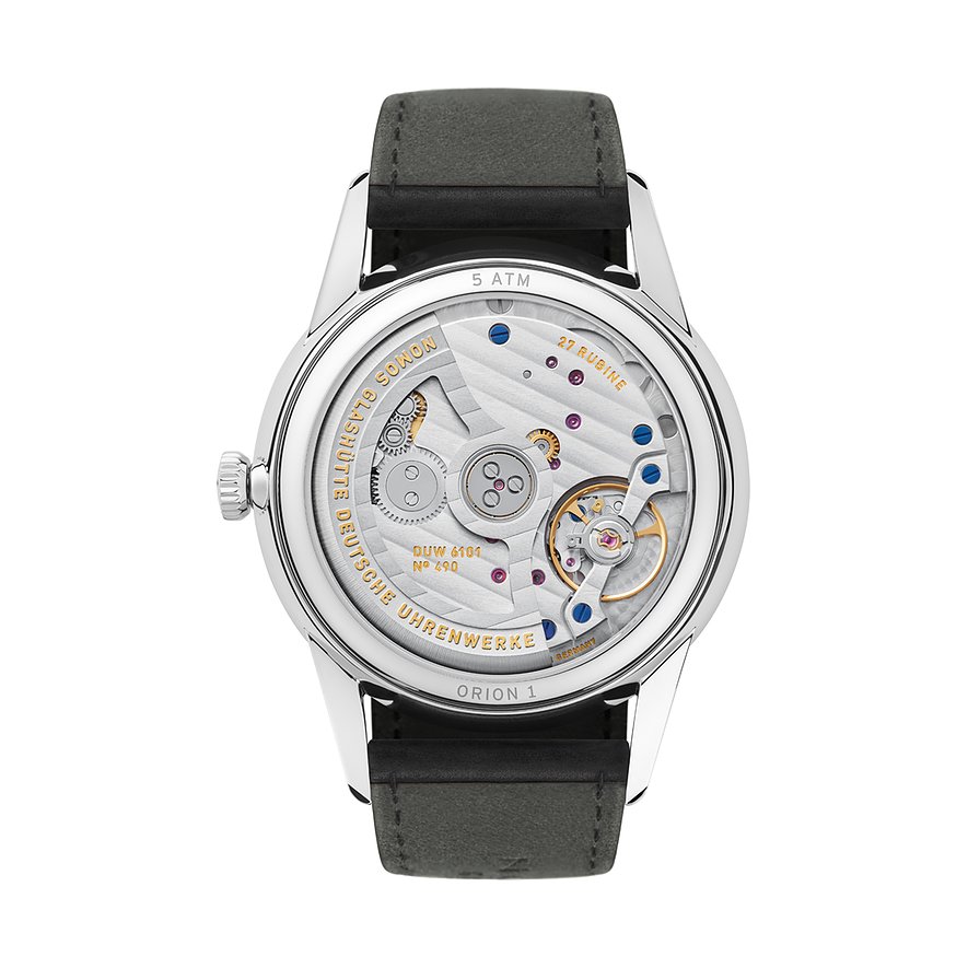 Nomos Glashütte Herrenuhr Orion neomatik 41 Datum