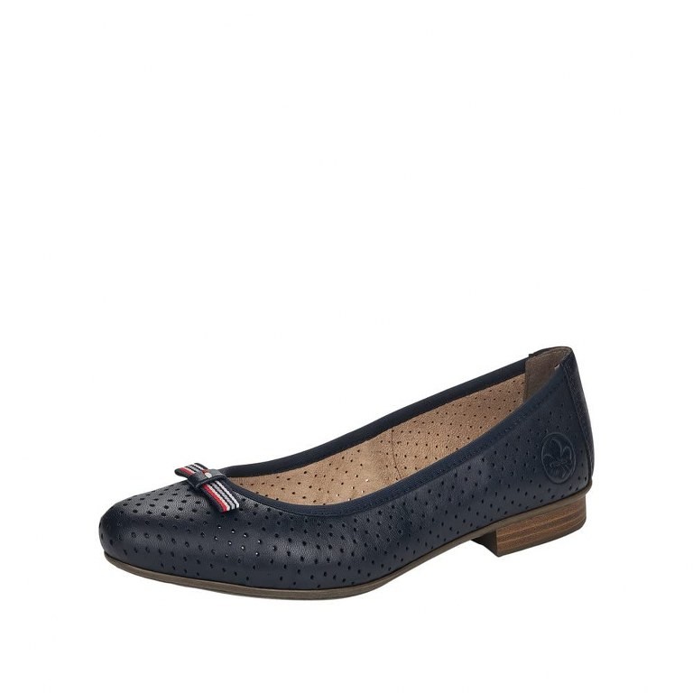 RIEKER Ballerinas blau