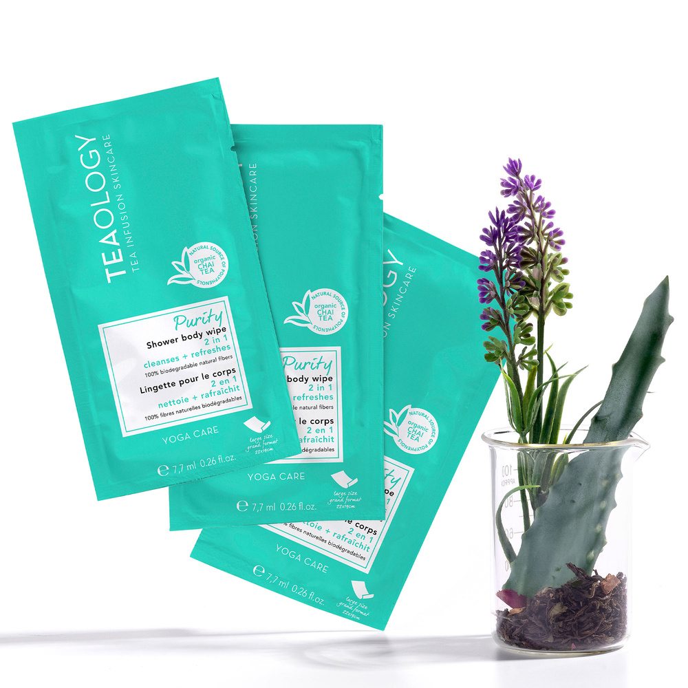 Teaology Puirty Shower Body Wipe Lingette pour le Corps
