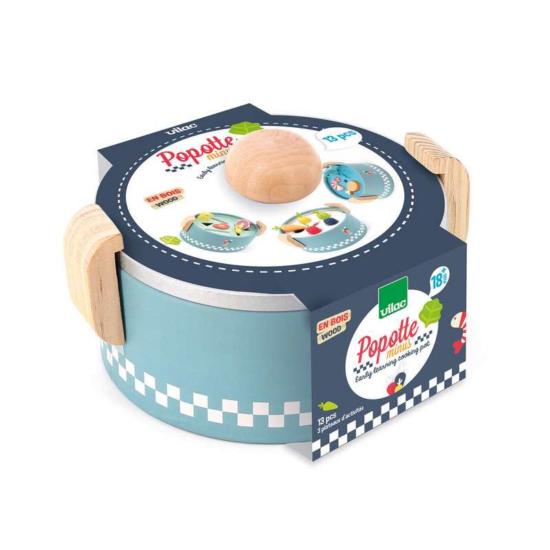 Popotte Minus , jeu d'imitation et d'encastrements Vilac